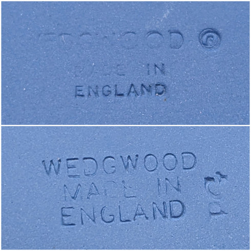 1977年 英国ウェッジウッド エリザベス女王ジュビリー キャンディーボックスペア ロイヤルブルー