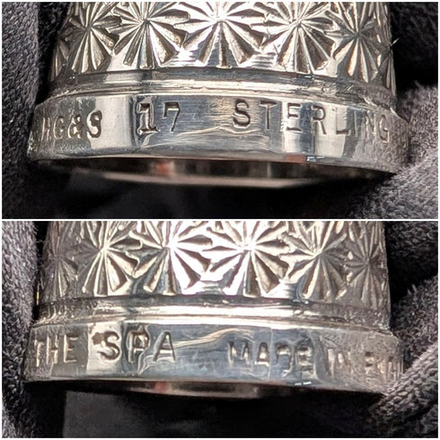 英國復古純銀頂針 3件套裝