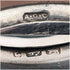 1880 British antique sterling silver finely engraved oval brooch by Alfred George Griffiths