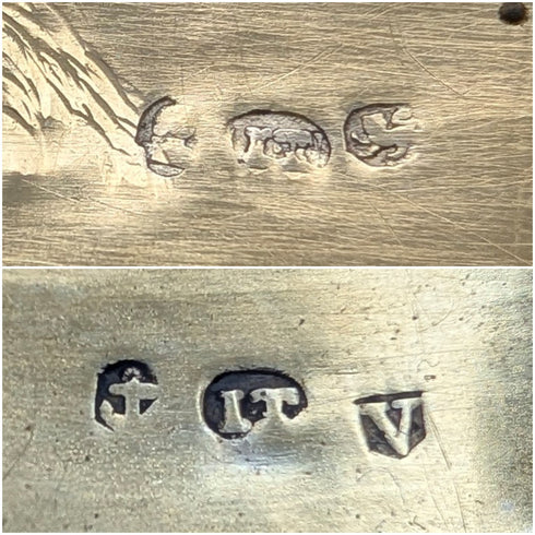 1819 British Antique Regency Sterling Silver Vinaigrette 20g JOHN THROPP