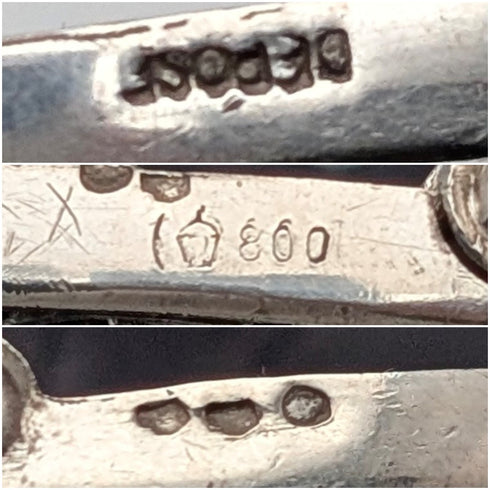 德國古董 800 銀網狀錢包,附零錢包