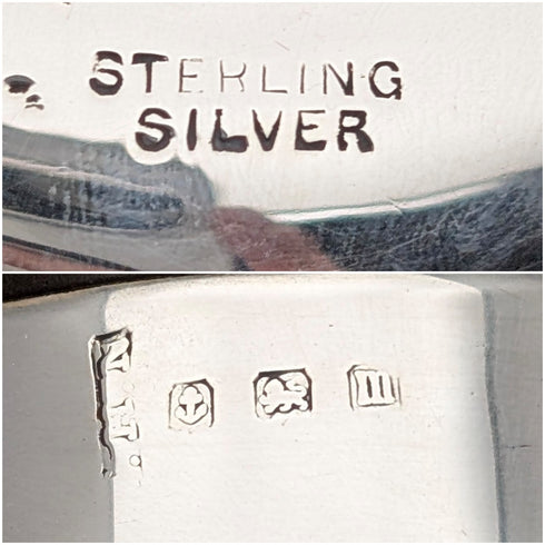 1911年 英国アンティーク 純銀装飾 大型キャラバッシュパイプ Nathan&Hayes