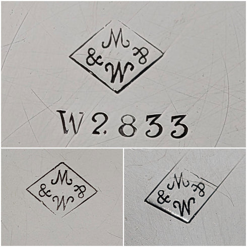 1900年頃 英国アンティーク シルバープレート製 ティーセット Mappin&Webb