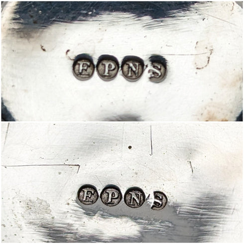 約 1910 年英國古董鍍銀調味容器套裝盒裝