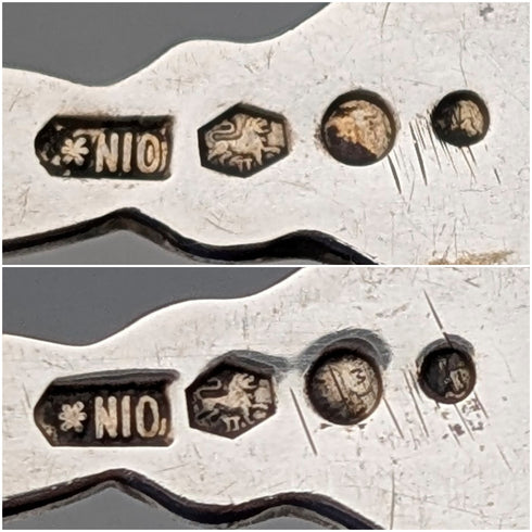 1967年 ダッチヴィンテージ コンチネンタルシルバー製 ティースプーンペア 計25g