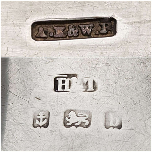 1901 年英國古董純銀 Chatelaine 眼鏡盒 Hilliard and Thomason