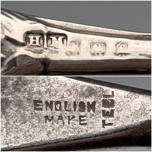 1905年 英国アンティーク 純銀ハンドル シューホーン 靴べら Henry Matthews