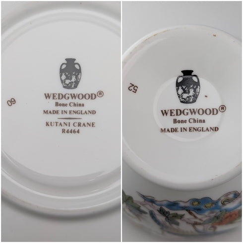 英國復古 Wedgwood「九谷鶴」杯碟組 3套②