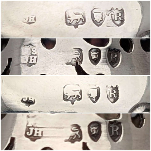 1892 年英國古董純銀糖罐一對,總重 145 克,可能含有 Sibray Hall&Co 盒子