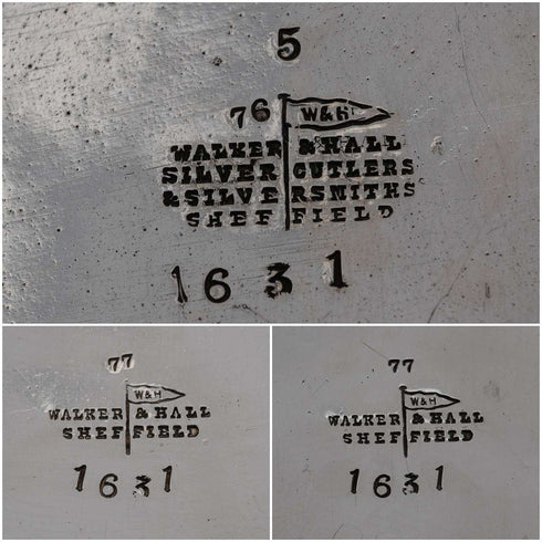 約1900年 英國古董鍍銀茶具 Walker&Hall