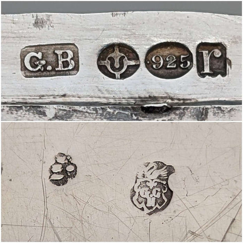 1912 年英國古董純銀大盒子,帶有精細裝飾,444 克 George Bedingham 狀況極佳