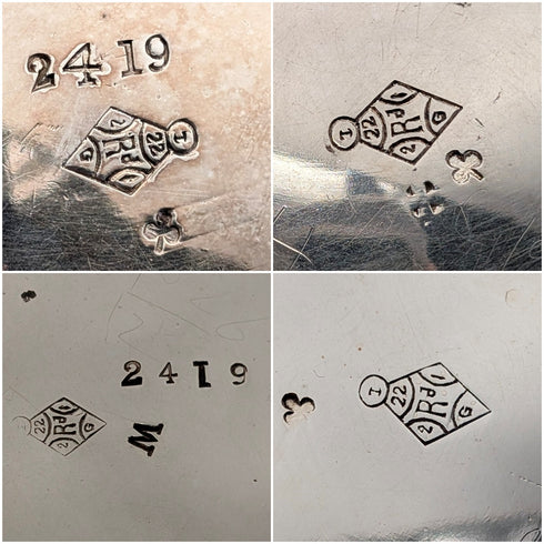 古董英式鍍銀茶具和咖啡具