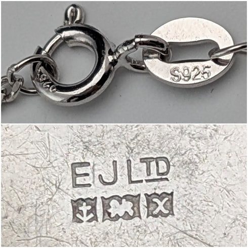 1972 British Vintage Sterling Silver Round Locket Pendant with Sterling Silver Necklace, 11.5g in total, Exquisite Jewellery