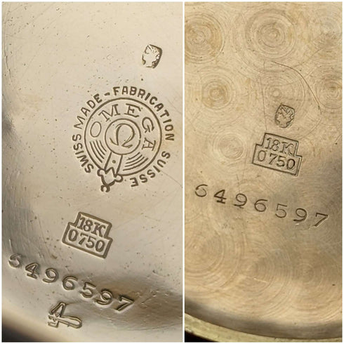 約 1920 年古董歐米茄計時懷錶 K18 金殼狀況良好
