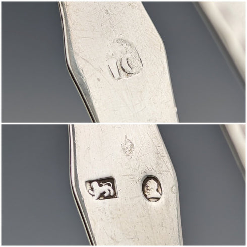 18 世紀末英國古董純銀糖鉗 26 克 James Crawford