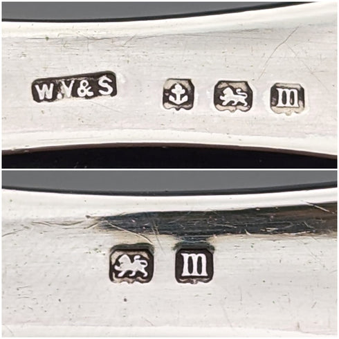 1911 年英國古董純銀手柄大腳扣鉤靴鉤 William Vale