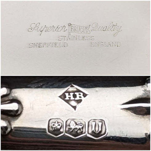 1962年 英国ヴィンテージ 純銀製ハンドル ケーキスライサー 箱入り Harrison Brothers
