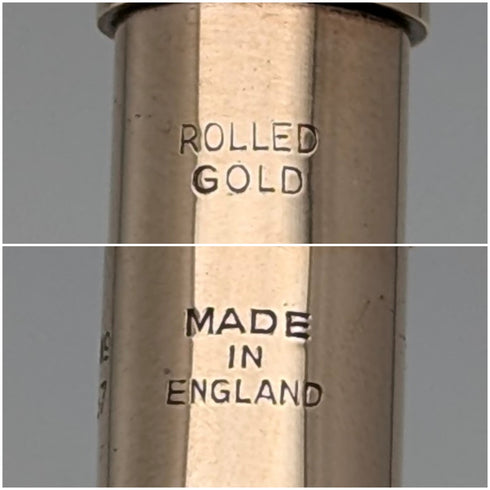 英国ヴィンテージ ヤード・オ・レッド ロールドゴールド 推進式ペンシル ケース入