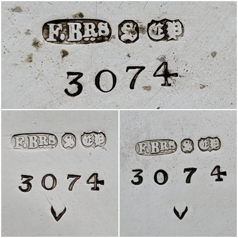 Circa 1880 British Antique Silver Plated Tea Set Fenton Bros