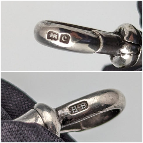 1902年頃 英国アンティーク 純銀製アルバートチェーン 54g