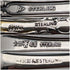 Around 1900 US Antique Sterling Silver Souvenir Spoon x4 Dessert Spoon Size