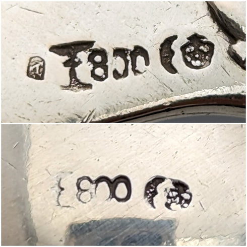 1900年頃 ドイツ製 コンチネンタルシルバー テーブルフォーク&スプーン