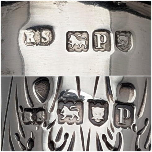 1910 年英國古董純銀糖瓶 151 克羅伯特·斯圖爾特