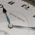 Around 1899 British Antique Heart-Shaped Sterling Silver Pocket Watch Holder with REVUE Pocket Watch