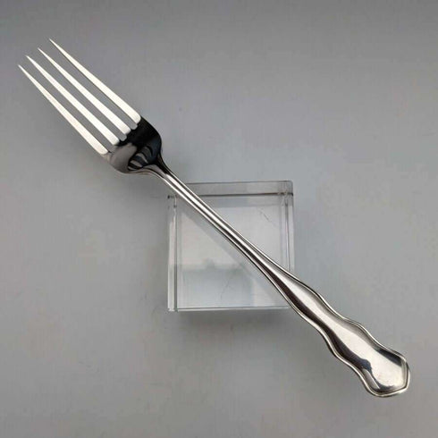 Juego de cubiertos de bautizo de plata chapada, antigüedades británicas, en estuche, WILLIAM ADAMS