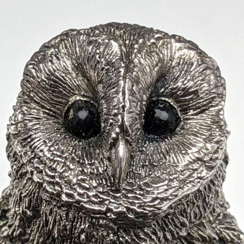 Sterling Silver Sculpture Owl Object 80g UK Country Artist Company