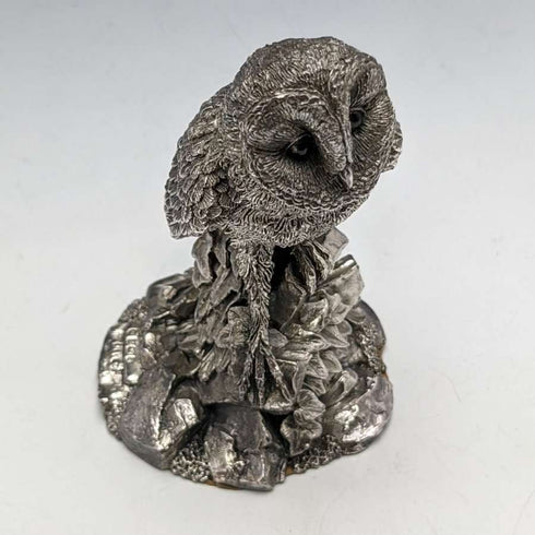 Sterling Silver Sculpture Owl Object 80g UK Country Artist Company