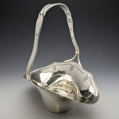 1923年頃 米国アンティーク 純銀(925シルバー) バスケット ゴルフトロフィー 257g Frank Whiting