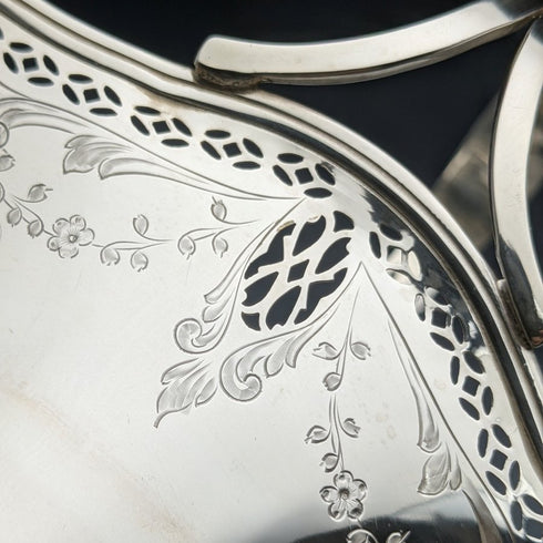 1923年頃 米国アンティーク 純銀(925シルバー) バスケット ゴルフトロフィー 257g Frank Whiting