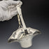 Aprox. 1923, trofeo de golf de cesta antiguo de EE. UU., plata de ley (plata 925), 257 g, Frank Whiting