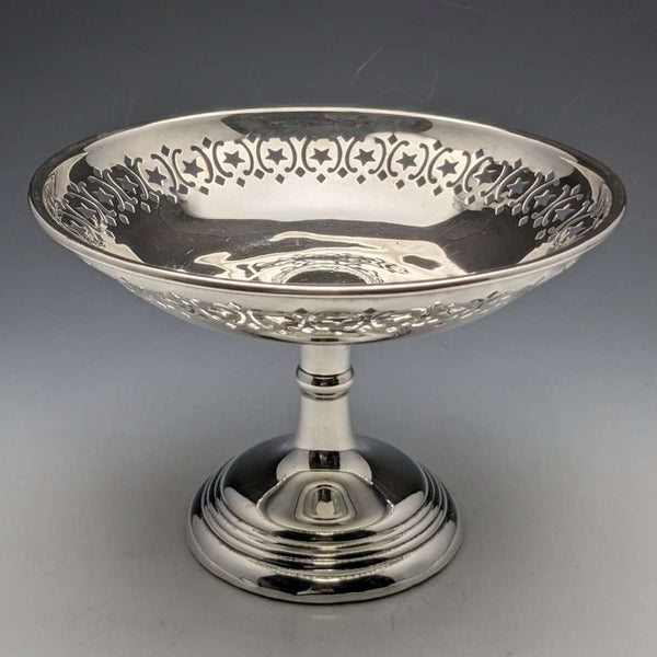 1909 年英國古董純銀(925 銀)Compote Tazza 直徑 15 厘米 191 克 West & Son
