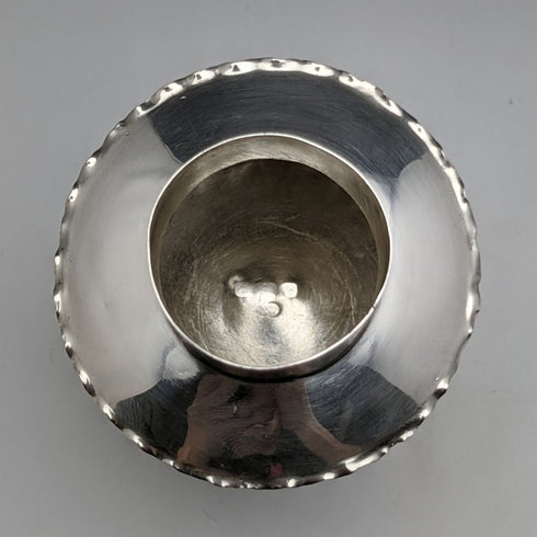 1902年 英国アンティーク 純銀(925シルバー) ティーキャディー 66g DEAKIN & FRANCIS