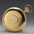 1910년경 앤티크, 작동 양호, 율리스 나르당 회중시계, K18 금 무구 헌터 케이스, 직경 54mm, 121g