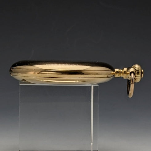 1910年頃 アンティーク 動作良好 ユリス・ナルダン 懐中時計 K18金無垢ハンター 直径54mm 121g