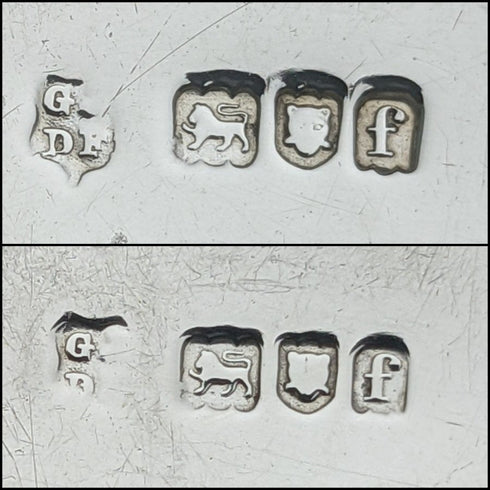 1901 年英國古董純銀(925 銀)糖果盤一對直徑 90 毫米約西亞·威廉姆斯