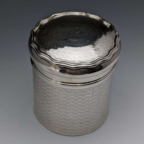 Tetera para té antigua británica de 1912, plata de ley (925), 90 g, W G Sothers