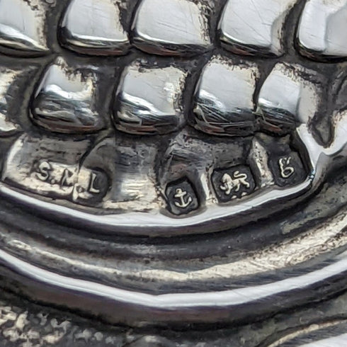 1906年 英国アンティーク 純銀(925シルバー)フレーム 写真立て/ポートレート SAMUEL M LEVI