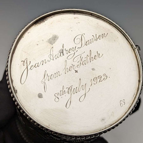 1864 年英國古董純銀(925 銀)馬克杯 154 克羅伯特哈珀