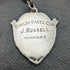 1920 年左右英國古董純銀(925 銀)雙阿爾伯特鏈 52 克純銀徽章 Fob