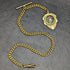 UK Gold Plated Albert Chain 43g Soccer Medal Fob