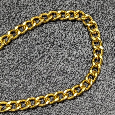 UK Gold Plated Albert Chain 43g Soccer Medal Fob