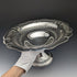 1938 British Vintage Pure Silver (925 Silver) Fruit Bowl Compote Diameter 26cm 470g Joseph Gloster Ltd