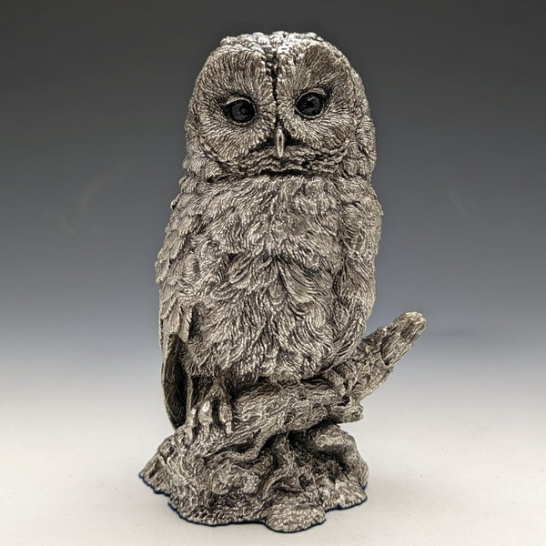Sterling Silver Sculpture Owl Object 385g UK Country Artists