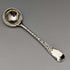 Saleros de plata de ley (925) antiguos ingleses de 1884, juego de 6 piezas con 3 cucharas, 184 g en total, Wakely & Wheeler
