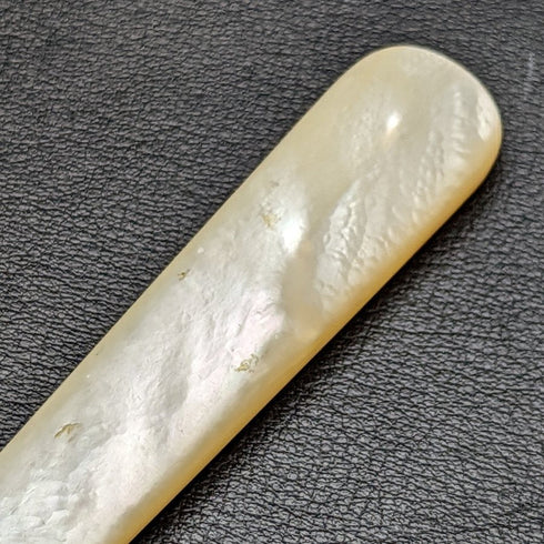 1897 年英國古董純銀(925 銀)刀片拖把柄魚餐具 4x2 套裝 Allen & Darwin 盒裝