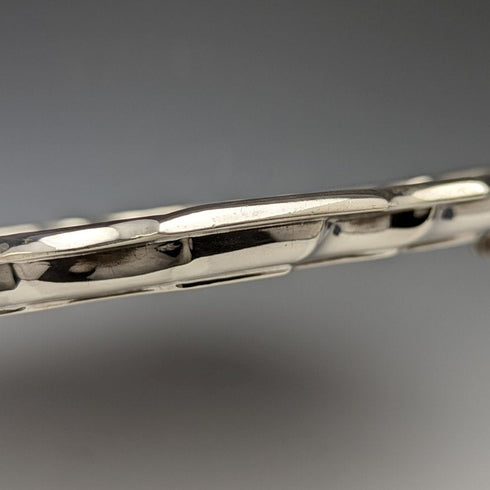 1929年 英国ヴィンテージ 純銀(925シルバー) サルヴァ 直径26cm 521g Walker & Hall